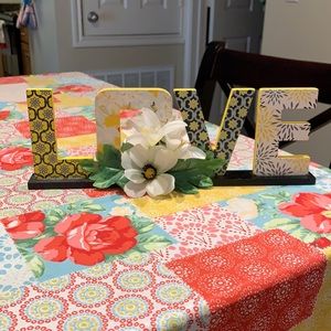 LOVE sign decor